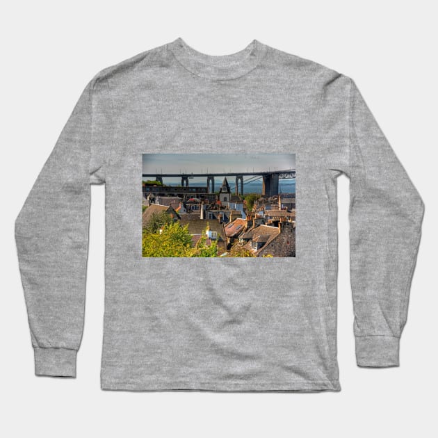 Ferry Rooftops Long Sleeve T-Shirt by tomg